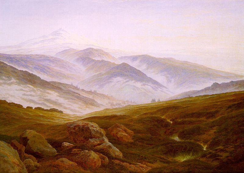 Caspar David Friedrich Riesengebirge Spain oil painting art